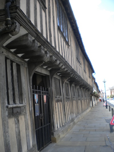 ...and a row of almshouses. 